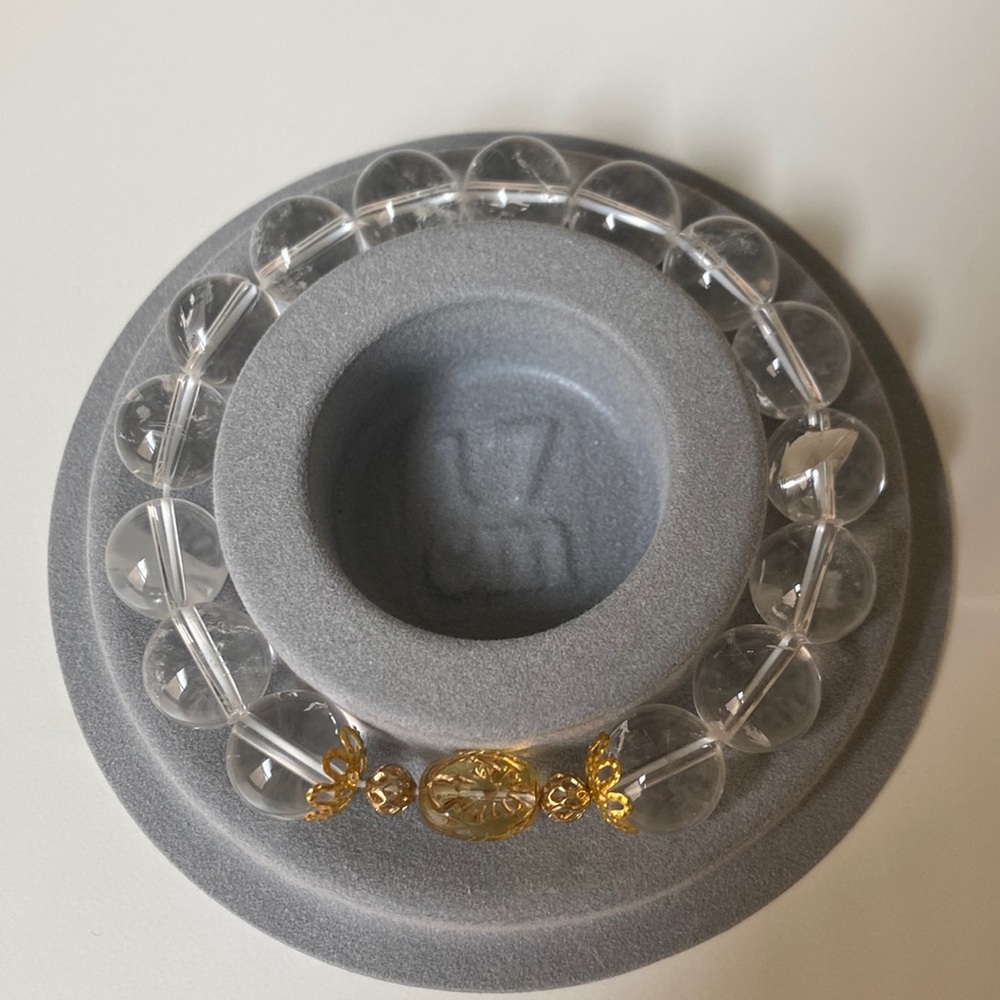 12mm Clear quartz Bracelet